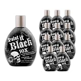 LOT of 12 Millennium PAINT IT BLACK 50X Bronzer Indoor Dark Lotion Tanning Bed