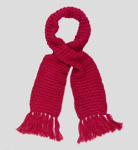 Knitted Tasselled Scarf