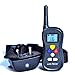 SZJJX Wireless LCD Remote Dog Training Collar LCD 330 Yards Water Resistant from 25 to 100 lbs, with Safe Beep, Vibration and Shock Electronic Collar with Silicone, Visible Control Buttons