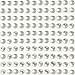 AllyDrew 4mm Crystal Diamond Sticker Adhesive Rhinestone, 468pcs (Silver)