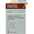 Modular Construction Partial Semantics Computer