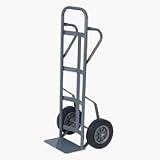 51nPaR9bYLL. SL160  Heavy Duty Hand Truck w/ Semi Pneumatic Casters