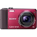 Sony DSC-HX7VR Digitalkamera (16 Megapixel, 10-fach opt. Zoom, Full HD Videoaufnahme, GPS, 7,6 cm (3 Zoll) Display, bildstabilisiert) rot