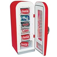 Koolatron CVF18 Retro Coca-Cola 10-Can-Capacity Vending Fridge