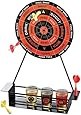 Crystal Clear Shot Glass Darts Bar Game Set
