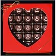 Valentine Raspberry Hearts Box - 16 pieces