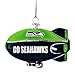 NFL Seattle Seahawks Glitter Blimp Ornament