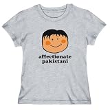 AFFECTIONATE Pakistani Countries Womens T-Shirt (Heather Gray, Sizes X-Small - XXX-Large)