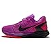 Nike Women's Wmns Lunarglide 7, VIVID PURPLE/BLACK-HYPR ORANGE