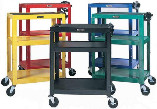 Luxor Adjustable Height Media Cart
