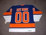 NEW YORK ISLANDERS 1970's CCM Vintage Throwback Away Hockey Jersey Customized with "Any Name & Number(s)", MEDIUM