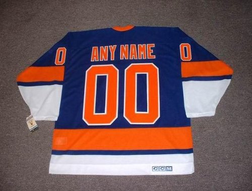 Buy NEW YORK ISLANDERS 1970's CCM Vintage Throwback Away Hockey Jersey Customized with Any Name &...