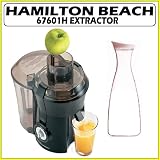 Hamilton Beach 67601H 800-watt Big Mouth Juice Extractor with Juice Carafe
