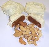 Scott's Cakes White Chocolate Cashew Pattie in a 1 Pound Holly Box