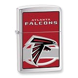 Zippo Atlanta Falcons High Polish Chrome Lighter