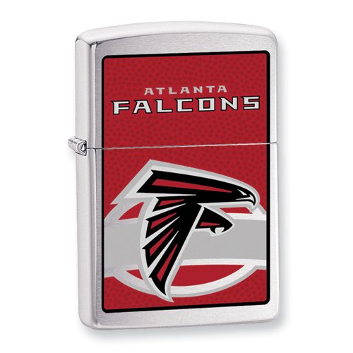 Zippo Atlanta Falcons High Polish Chrome Lighter