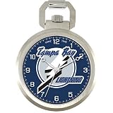 NHL Men's NHL-PW-TB Pocket Collection Tampa Bay Lightning Pocket Watch