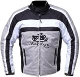 Motorrad Jacke Motorradjacke Grau Gr. L