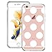 iPhone 6s, iPhone 6s Case, iPhone 6s Case clear, iPhone 6 Case Hybrid [One Piece], ESR Soft Silicone Bumper+ Hard Plastic Back Cover [Slim Fit ] Case for 4.7 inches iPhone 6s / 6 (Polka Dots)