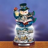 Thomas Kinkade Storybook Fiber Optic Snowman