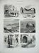1876 MADEIRA BULLOCK CAR HAMMOCK FUNCHAL BAY PEASANTS