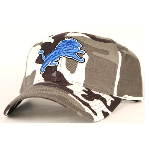 Detroit Lions Camouflage Hat (Adjustable)