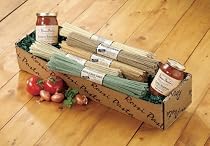 Five Pasta / Two Sauce Gift Box (All-Natural Fettuccini, Linguini, and Pasta Sauces)