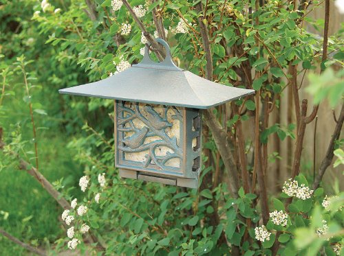 Nuthatch suet feeder--verdigris
