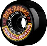 Powell-Peralta Rat Bones II PF Skateboard Wheels (Black, 60mm)