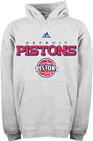 Detroit Pistons Youth adidas True Logo Fleece Hooded Sweatshirt