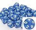 Speckled 16mm Polyhedral Water d10 Dice