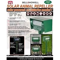 As Seen on TV Bell Howell Motion Activated Ultrasonic Solar Powered Animal Repeller (2-Pack)