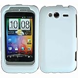 White Hard Case Cover for T-Mobile HTC Wildfire S Marvel