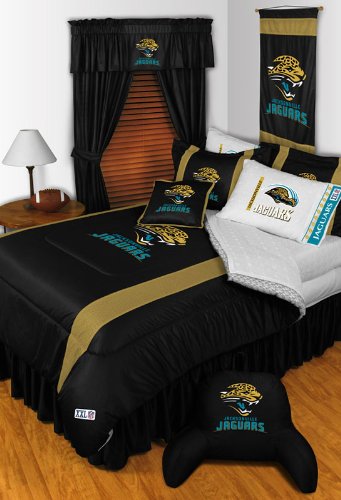 NFL Jacksonville Jaguars Bedding Set 5 Pc Comforter and Sheets