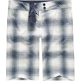 FULL TILT Womens Plaid Bermuda Shorts - Navy Combo