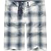 Apparel : FULL TILT Womens Plaid Bermuda Shorts - Navy Combo