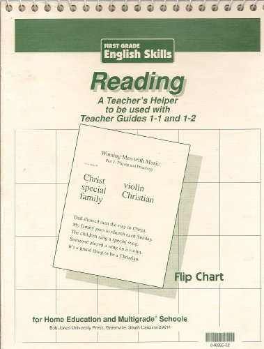 First Grade English Skills Teaching Visuals Flip Chart