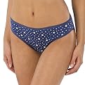 Gilligan & O'Malley&reg; Womens 3Pk Cotton Bikini - Snowball Blue/Oatmeal Stripe/White