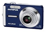 Olympus FE-340 Digital Camera - Blue (8.0MP, 5x Optical Zoom) 2.7" LCD