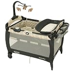 Graco Swept Frame Pack 'n Play Portable Playard with Bassinet & Changing Table in Graham