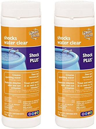 Aqua Chem 22827AQU-02 Shock Plus for Small Vinyl Pools, 2-Pound, 2-Pack