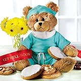 Mrs. Fields Scrubs Bear is great for welcoming a baby, offering a get well wish, or congratulating someone in the medical profession!