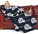 Oakland Raiders Adult Comfy Throw Blanket with Sleeves