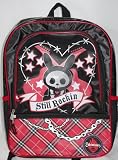 Skelanimals Jack the Rabbit School Bag Backpack Still Rockin Red & Black