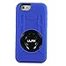 ULAK Belt Clip Holster Heavy Duty Rugged Hybrid Shockproof Combo Kickstand Case Cover for Apple iPhone 6 Plus 5.5 inch (Blue+Black)