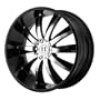 Helo HE851 Gloss Black Wheel with Machined Face (20x8.5"/5x4.5")