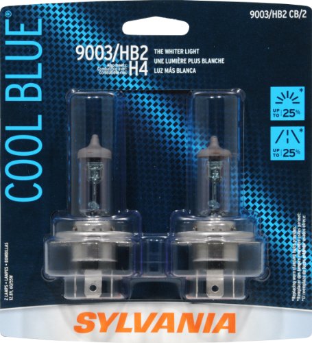 Best Price Sylvania 9003 CB BP TWIN Cool Blue Halogen Headlight Bulb - Pack of 2