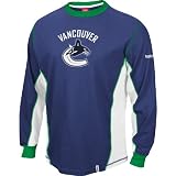 Reebok Vancouver Canucks Face-Off Downforce Long Sleeve Top