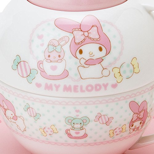 Sanrio My Melody tea cup plate set teapot cute kawaii Minoyaki kitchen