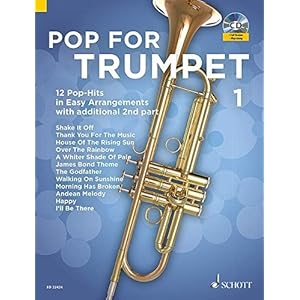 Pop For Trumpet: 12 Pop-Hits in Easy Arrangements. Band 1. 1-2 Trompeten. Ausgabe mit CD.